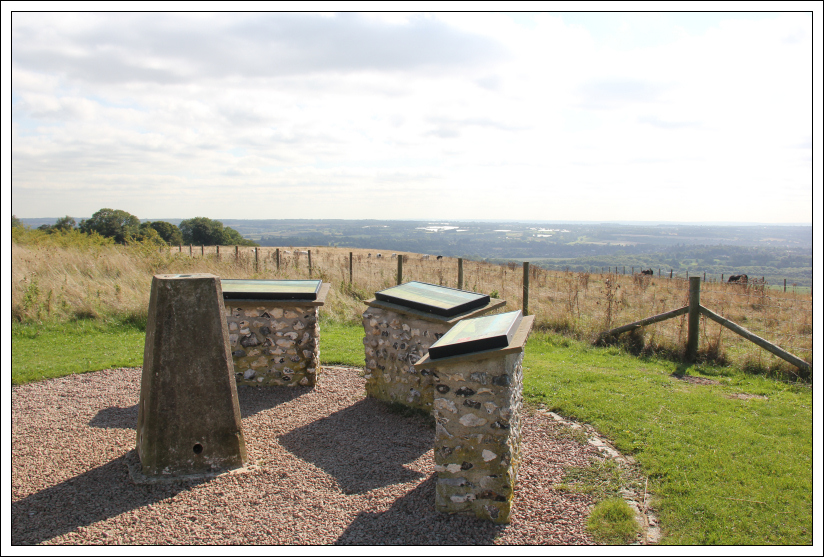 Leith Hill Botley Hill Detling Hill Cheriton Hill and Crowborough